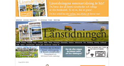 Desktop Screenshot of lanstidningen.se