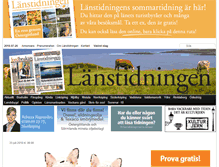 Tablet Screenshot of lanstidningen.se